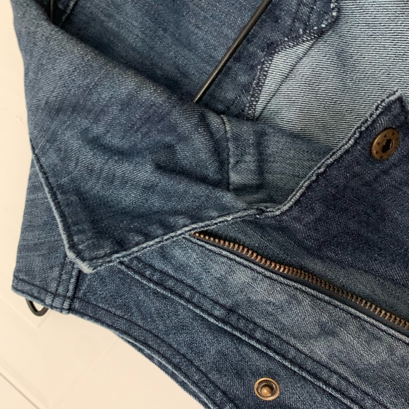 Jeans jacket sleeveless Apple bottom - Picture 6 of 16